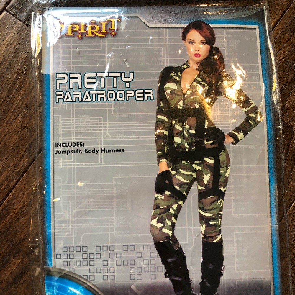 Women’s Paratrooper Costume Size S 4/6 Fits XS 2/4